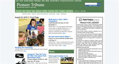 Desktop Screenshot of pioneertribune.com